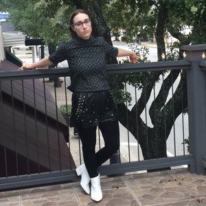 Express Vegan Leather Shorts size XS